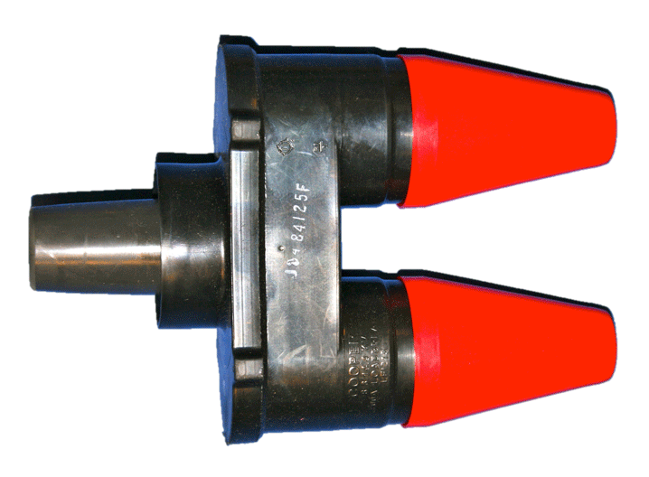 Loadbreak Rotatable Feedthru Insert, Eaton Cooper Power Series, 15 kV, 200 A, IEEE Std 386