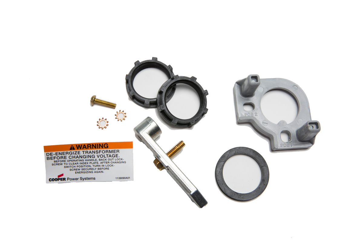 Lever Handle Hardware Kit, Eaton Cooper Power Series, 150A DV 2POS LVR GREY (2237433C01)